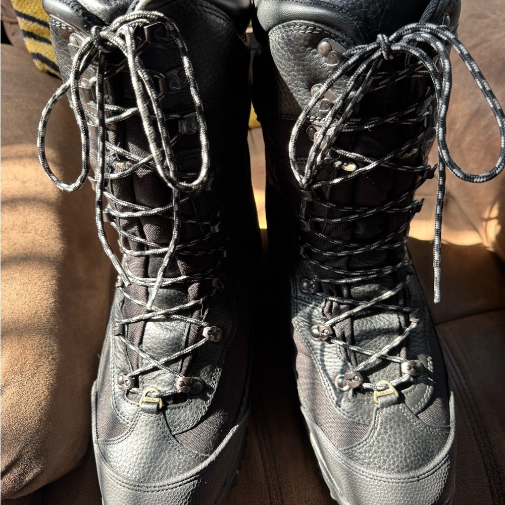 Cabelas Black Lace-Up Boots New Never worn